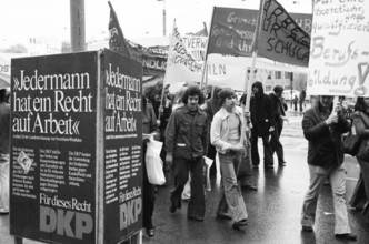 Demonstration of 30, 000 of the DGB youth against unemployment and better vocational training on 19