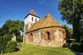 Bollersdorf village church, Oberbarnim, Brandenburg, Germany, Europe