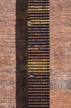 Detail of the masonry of the Congress Hall in the inner courtyard, unfinished National Socialist