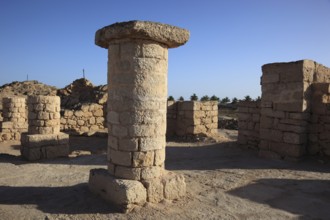 Settlement remains of the city and incense port of Al-Baleed, Unesco World Heritage Site, Salalah,