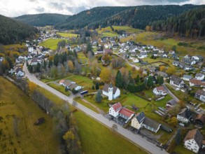 Small village in the Black Forest, Enzklösterle, Germany, Europe