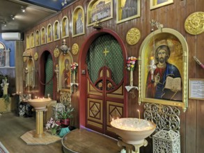 Church of the Orthodox parish of St Nektarios in Bischofsheim a. d. Rhön, Rhoen, district of