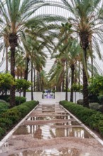 Umbracle Gardens, City of Arts and Sciences in Valencia, Spain, Europe