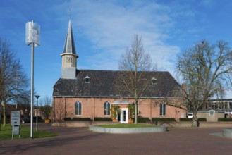 Church, Delfzijl, Deltziel, Eemsdelta, Groningen, Netherlands