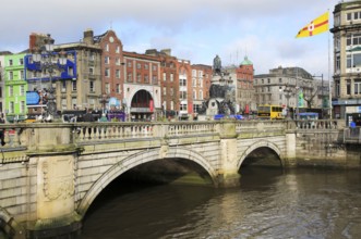 O'Connell Bridge, River Liffey, city of Dublin, Ireland, Irish Republic, Europe