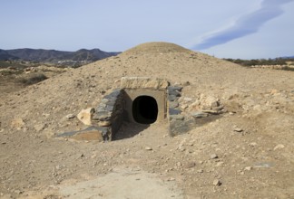 Burial chamber tomb mound, Los Millares prehistoric settlement, Almeria, Spain, Europe