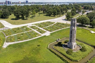 Detroit, Michigan, The Nancy Brown Peace Carillon on Belle Isle, an island park in the Detroit