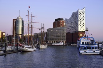 Europe, Germany, Hamburg, Elbe, harbour, Elbe Philharmonic Hall, view to Elbe Philharmonic Hall,