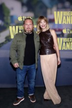 Axel Stein and Heike Makatsch at the Berlin premiere of Where's Wanda at the Delphi Filmpalast in