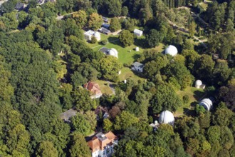 Aerial photograph, Bergedorf Observatory, Bergedorf, Hamburg