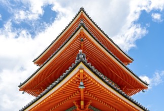 Sanju-no-to, Three Storied Pagoda, Kiyomizu-dera temple, Kyoto, Japan, Asia