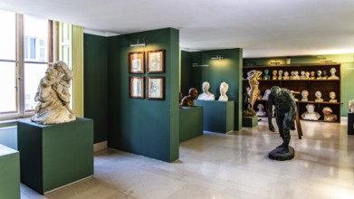 Museum wing, Palazzo Rvoltella, palace and modern art gallery, a total work of art, Trieste,