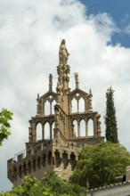 Nyons located in the Baronnies. The Randonne tower converted into a chapel in 1862, Alpes de Haute