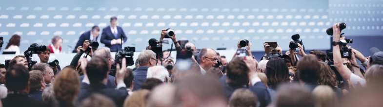 Friedrich Merz, party chairman of the CDU, photographed at the CDU Germany 2024 party conference in