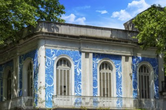 Uruguay, Montevideo streets and architecture in historic city center famous tourist attraction,