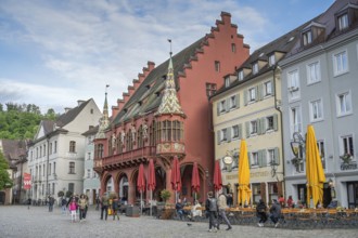 Historic department stores', Münsterplatz, Freiburg im Breisgau, Baden-Württemberg, Germany, Europe