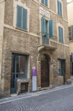 Casa Rossini, home and birthplace of Gioachino Rossini, Pesaro, Marche Region, Italy, Europe