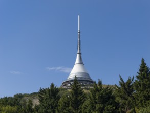 TV tower and Hotel Ješted, Jeschken, Liberec, Czech Republic, Europe