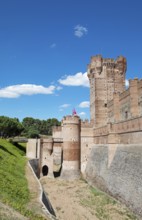 Castillo de La Mota, medieval castle and fortress in Medina del Campo, province of Valladolid,