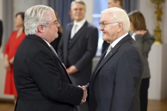 Lorenzo Livio Maria Ravano Monaco is received by Frank-Walter Steinmeier (President of the Federal