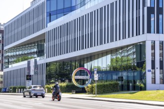 Corporate headquarters of Covestro AG in Leverkusen, at the Chempark, North Rhine-Westphalia,