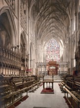 Minster, Cathedral and Metropolitical Church of Saint Peter in York, Choir, York, England,