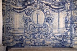 Interior, azulejos, tiles, tile decoration, monastery, church Igreja e Convento da Graça Lisbon,