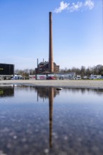 The Igony heating plant in Essen-Rüttenscheid, a district heating plant fuelled by natural gas,