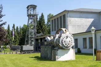 The Sauerland visitor mine Ramsbeck, former ore mine, shows the history of Sauerland ore mining,