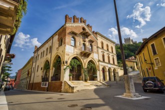 Historic Palace of Justice in Soave, Veneto, Italy, Europe