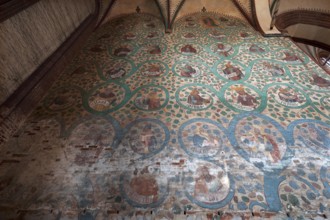 Fresco Wurzel Jesse, Descent of Jesus from the House of King David as a Tree of Life, St Nicholas'