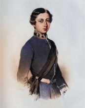 Albert Edward, Prince of Wales in 1859. 1841-1910, Prince of Wales, Duke of Saxony, Prince of