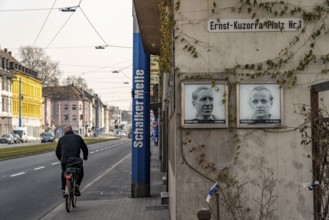 The Schalke Mile, Mile of Tradition, Kurt-Schumacher-Straße in Gelsenkirchen-Schalke,