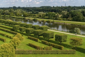 Nordsternpark, former site of the Nordstern colliery, on the Rhine-Herne Canal, in Gelsenkirchen,