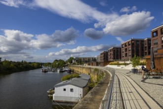 New development area Hafen City, on the site of the old neustädter Elbhafen harbour, Wohnungsbau