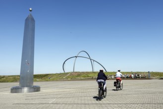 Hoheward spoil tip with the horizontal observatory, Herten, 13.06.2021