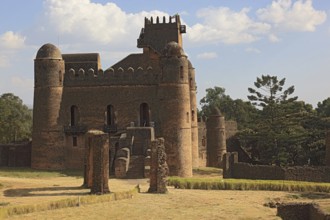 Amhara region, in the Gemp palace complex in Gondar, Gonder, palace, UNESCO, world, heritage,