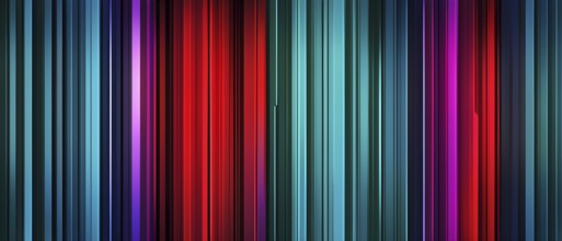 Dynamic abstract digital artwork showcasing a series of vertical lines in varying shades, creating