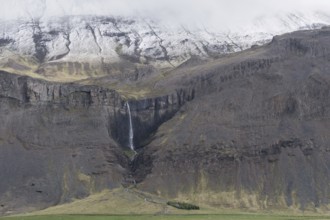 Hvammsfoss waterfall, Vatnsdalur, Iceland, Europe