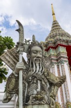 Stone sculpture in Wat Pho temple, Buddhism, religion, world religion, sculpture, sculpture, art,