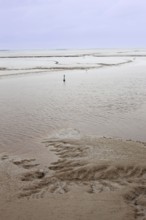 Low tide, mudflats, Dollart, Nieuwe Statenzijl, Netherlands