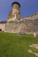 Lubovna Castle, built at the end of the 13th century. Station 13, Gothic tower