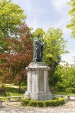 Luther monument in Kirchberg, Saxony, Germany, Europe