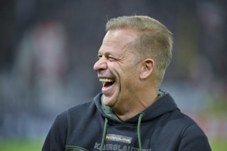 Coach Markus Anfang 1. FC Kaiserslautern FCK Portrait laughs, MHPArena, MHP Arena Stuttgart,