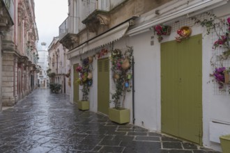 Alley in Martina Franca, Apulia, Southern Italy, Italy, Europe