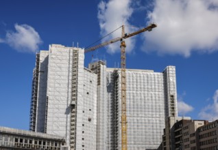 Essen, North Rhine-Westphalia, Germany - Demolition of an office building, demolition of former RWE