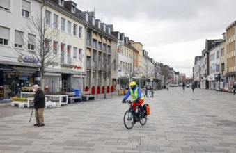 Düren, North Rhine-Westphalia, Germany - Düren city centre in times of the corona crisis during the