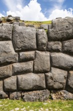 Megalithic walls of Sacsayhuaman, Sacsayhuaman, Cusco, Peru, South America