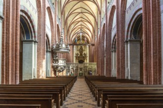 Interior of Havelberg St Mary's Cathedral, Havelberg, Saxony-Anhalt, Germany, Europe