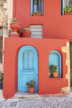 Traditional House, Chania, Crete, Greek Islands, Greece, Europe